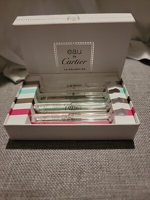Cartier Eau De Cartier La Collection Eau De Toilette 4pc 4 ml / 0.13 oz each NIB