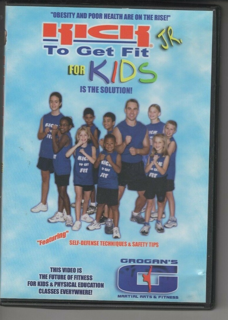 Kick to Get Fit Jr. - For Kids - DVD By Rich Grogan - VERY GOOD | eBay