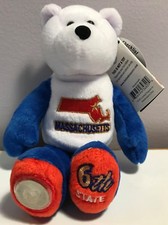 Limited Treasures Massachusetts 6th State Coin Plush Bear NEW