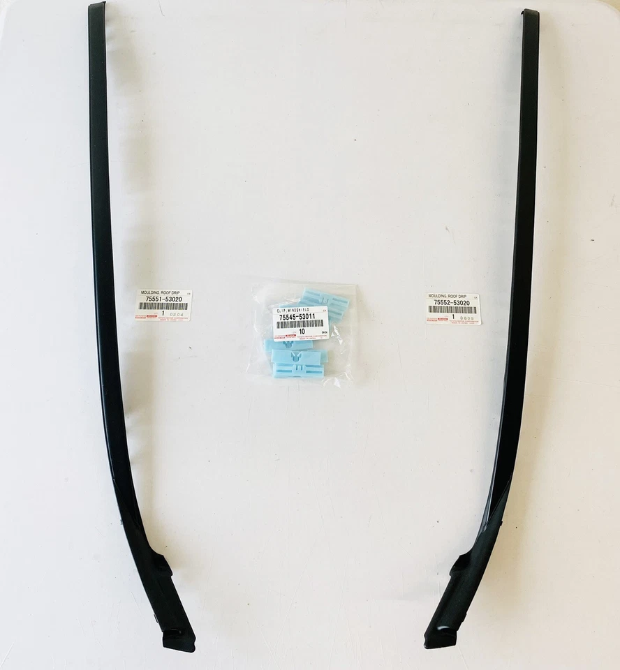 KIT MOLDEADO PARABRISAS IZQUIERDO + DERECHO NUEVO GENUINO LEXUS 06-13 IS250 IS350 CON CLIPS Foto 3 de 3