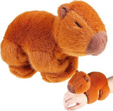 Animal Slap Bracelets Capybara Stuffed Animal Plush Toy for Birthday Party Bulk