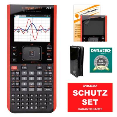 Texas Instruments NSP CX II T CAS, Schutzfolie/-tasche Lack schw. und Garantie