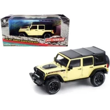 GREENLIGHT 86188 2018 JEEP WRANGLER UNLIMITED RUBICON RECON GOBI YELLOW 1/43 CAR