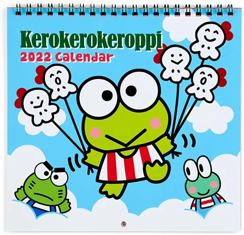 Kerokerokeroppi Wall Calendar M 2022 747131 with Schedule sticker Sanrio JP  | eBay
