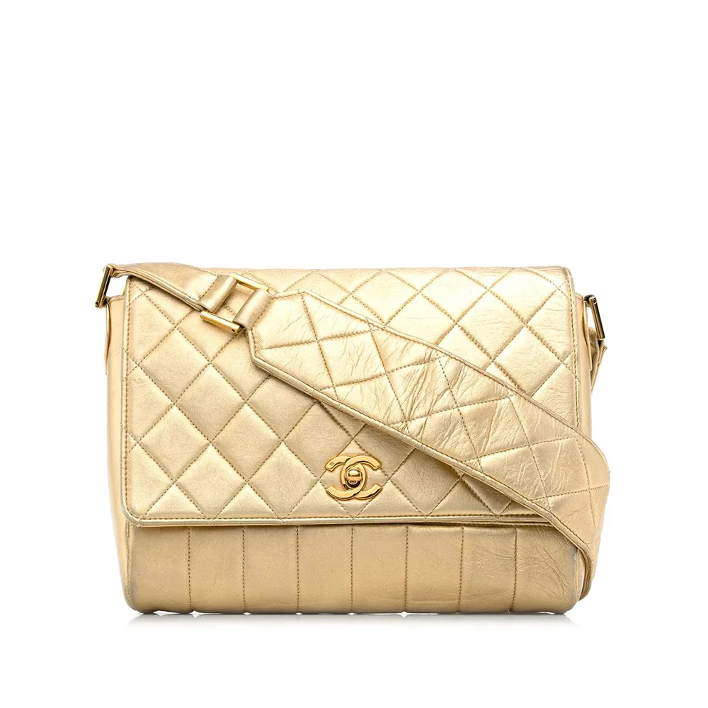 CHANEL Gold Shoulder Bag eBay