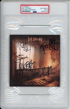 DEF LEPPARD BAND SIGNED AUTOGRAPHED CD COVER ART CARD PSA DNA CERTIFIED COA