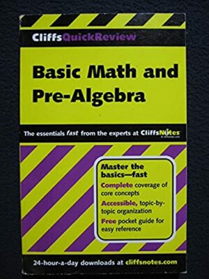 CliffsQuickReview Basic Math and Pre-Algebra [Jun 15, 2001] Bobrow Ph.D., Jerry