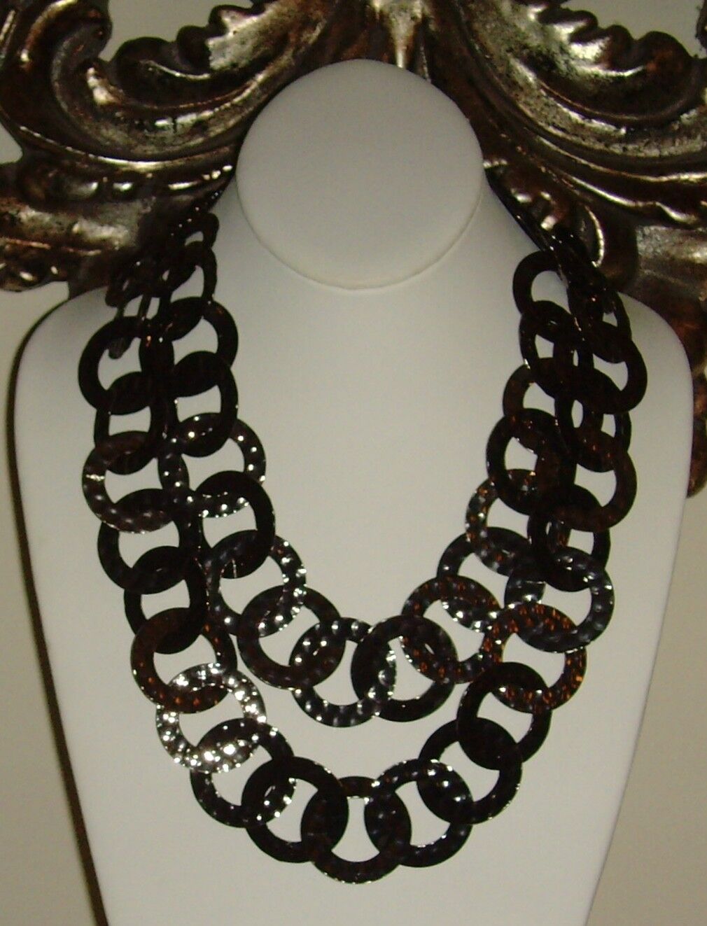 RJ Graziano Double Strand Disc Style Necklace - image 1