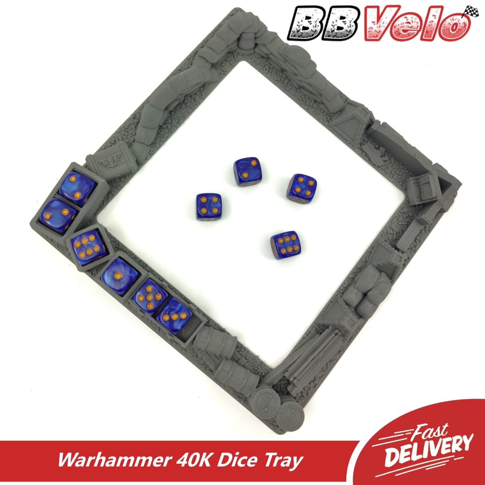 Imperial Defence Line Bunker – 28mm Unpainted Wargaming Terrain For Warhammer & Tabletop Games (Made In UK)