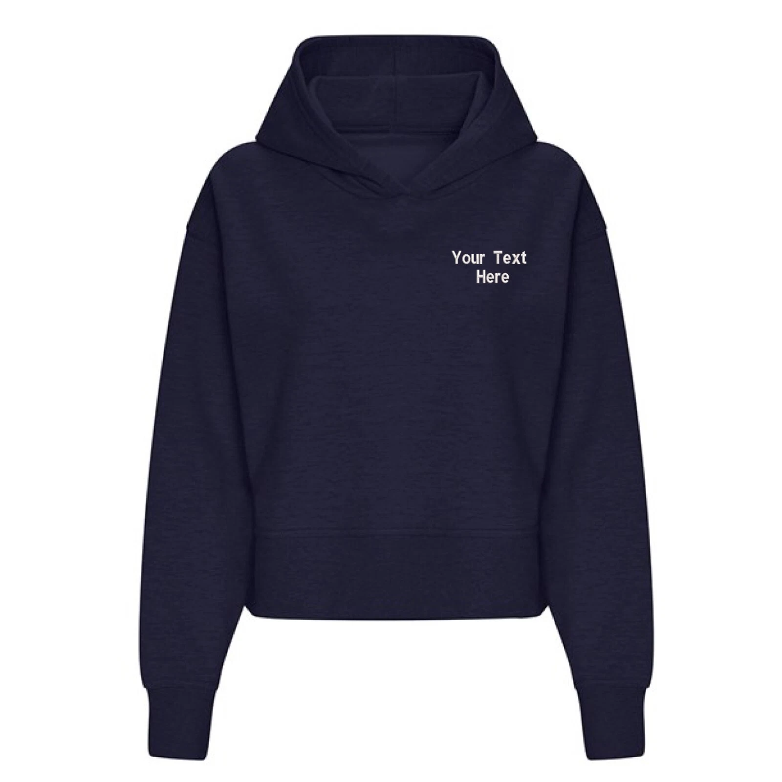 Personalised Custom Embroidered just hoods Awdis Women’s Relaxed Hoodie JH305
