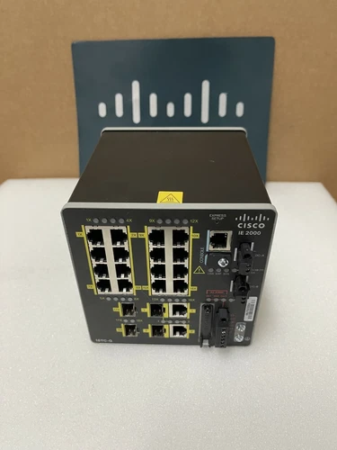 NEW Cisco IE-2000-16TC-G-E Industrial Network Switch Managed Fast Ethernet - Picture 1 of 1