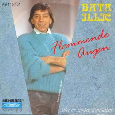 Bata Illic - Flammende Augen 7'' Single Vinyl Schallplatte 32