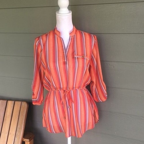 Mileage Striped Blouse