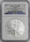 2010 1oz .999 Silver American Silver Eagle NGC MS69