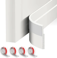 Sightor 4 Pack Door Draft Stopper for Bottom of Door, Under Door Sweep for Exter