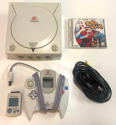 Sega Dreamcast 1999 Console Power Stone Video Game Capcom Memory Card Controller