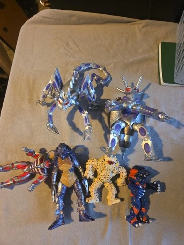 1990s/2000s Vintage Power Rangers Figures - Used Villains Lot