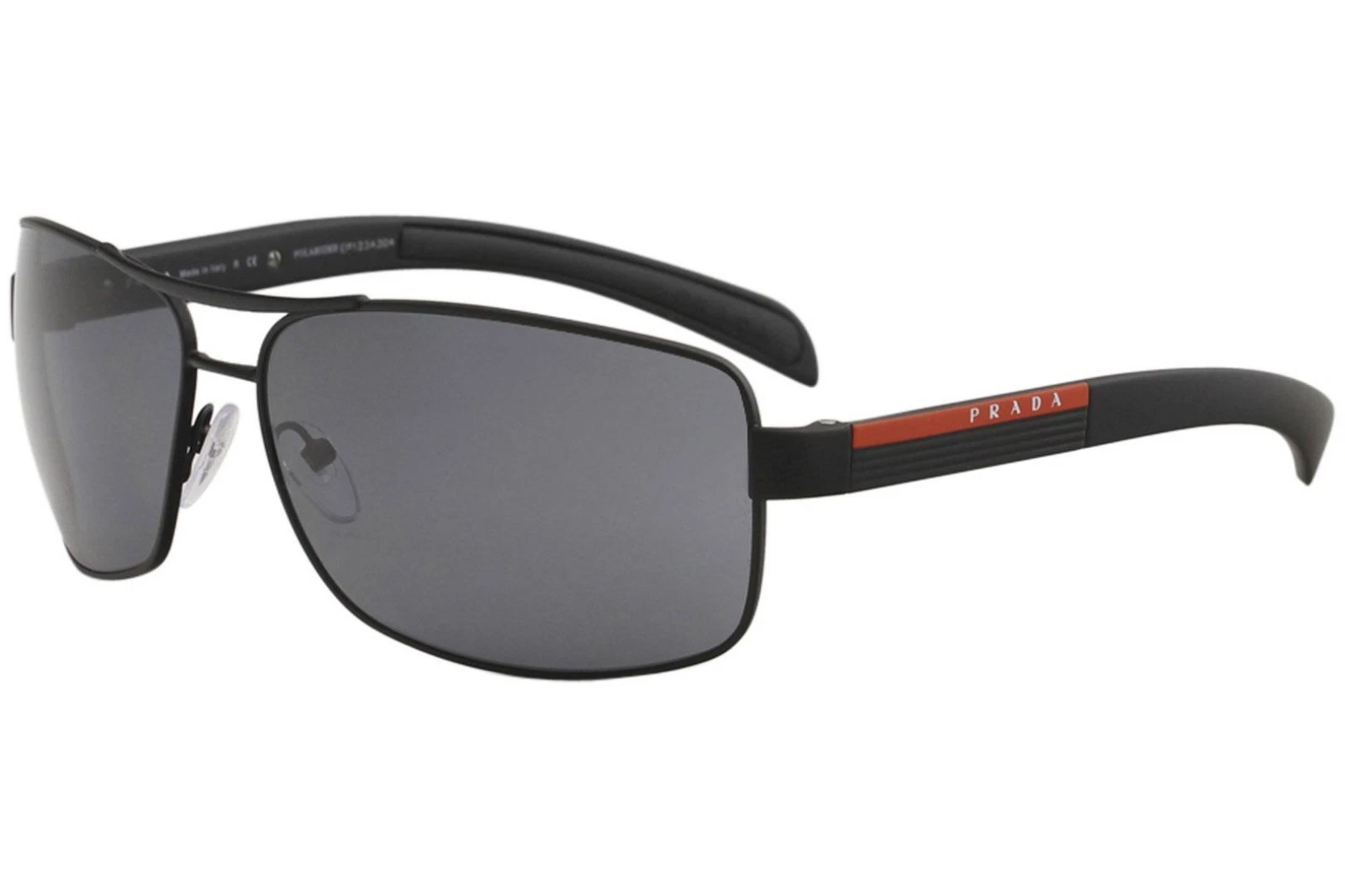Prada — POLARIZED New PRADA Matte Black Metal Men Sunglasses PS 54IS DG0 5Z1 SPS 54I 541