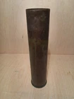 75mm Brass Shell Trench Art  Artillery Military US Cannon marks WW1  WW2 ??