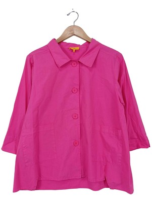 YELLOW LABEL Hemd-Bluse Damen Bluse Gr. DE 38 pink Casual-Look