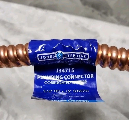 Jones Stephens J34715 3/4 X 15 WHTR CONN - Copper - Picture 3 of 4