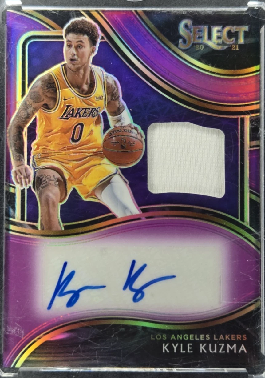 2020-21 Select Auto Memorabilia Kyle Kuzma #AM-KKZ Purple Prizm /99