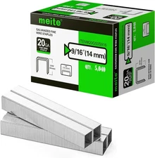 5,000-50,000 Counts 20GA 1/2-Inch Crown 9/16-Inch Length Galvanized Staples