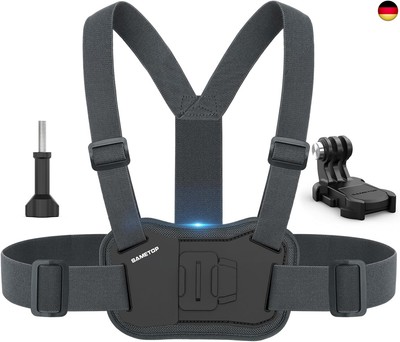 Sametop Brustgurt Brusthalterung Chest Mount Kompatibel mit GoPro Hero 13 12 11