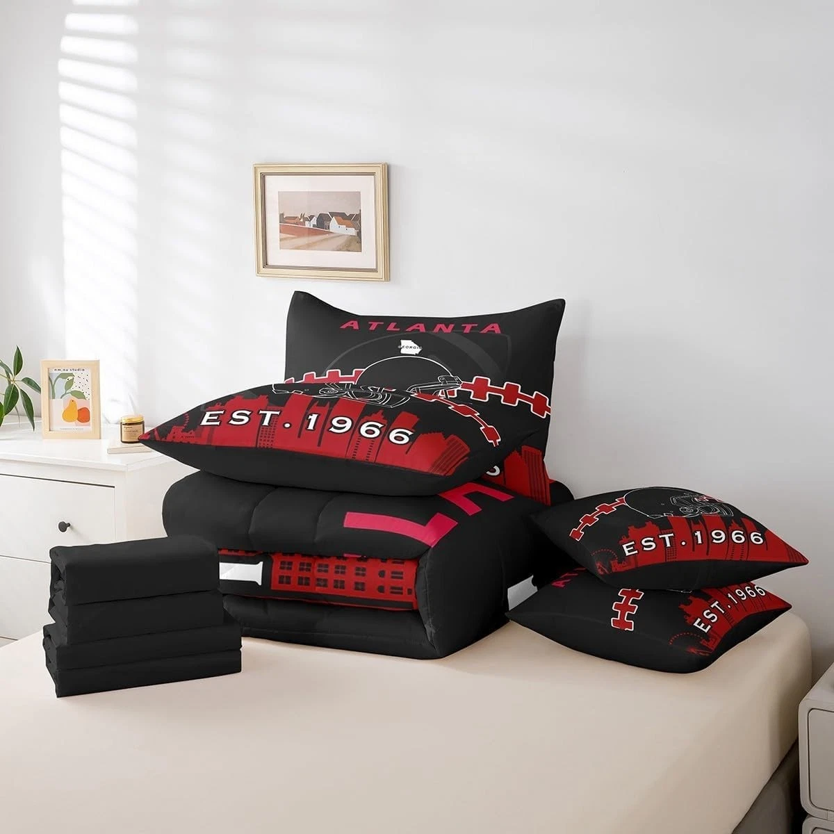Atlanta Falcons Bedding Set Football set