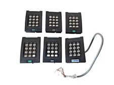 Lot of 6 - HID / Lenel RPK40E multiCLASS SE Keypad Switch Reader - UNTESTED