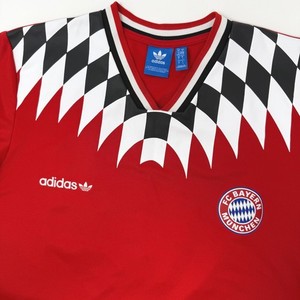Adidas Originals FC Bayern Munich Diamond Jersey Womens Large Retro Soccer