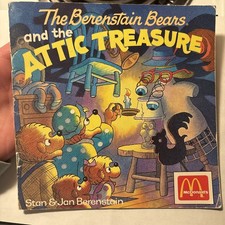 1990 The Berenstain Bears and the Attic Treasure McDonald's Collectable Book