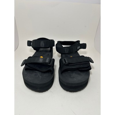 Suicoke Depa-V2 Black Platform Sandals Vibram Sole Mens 9 Womens 11 OG-022V2