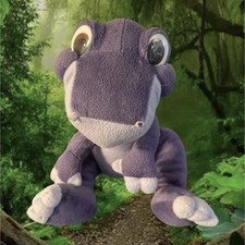 Rare Land Before Time Chomper Dinosaur 8" Purple Plush 2007 Universal Playmates
