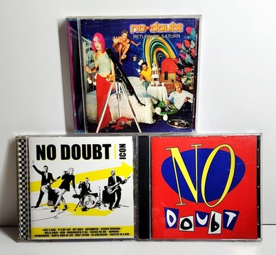 NO DOUBT CD 3 PACK   ICON   SELF TITLED   RETURN OF SATURN  ALTERNATIVE SKA PUNK