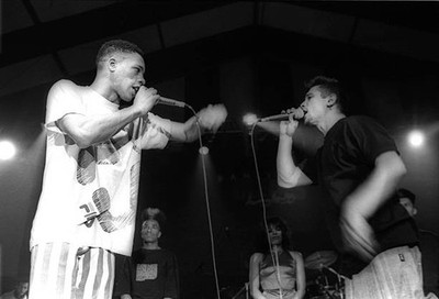 Joey Starr French rapper producer actor and director and Kool Shen- Old Photo 1