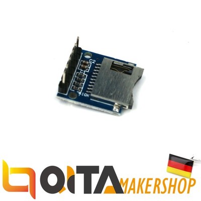 MicroSD Breakout Board für SD/TF Karte für Arduino Raspberry Pi 3,3V 6Pin