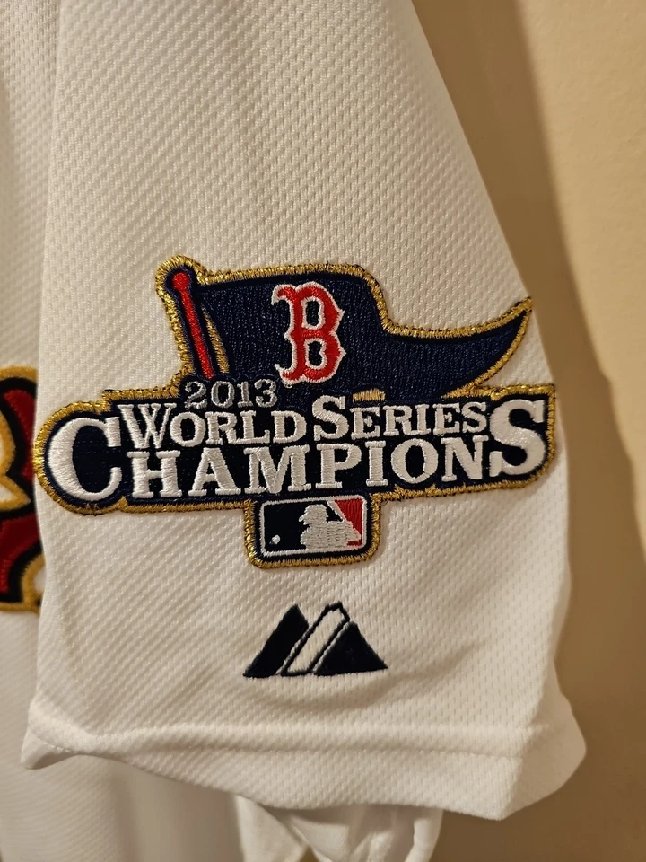 全新带标签 Majestic 正品波士顿红袜队 Uehara 世界系列球衣 44 码 — 第 4/4 张图片