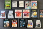 Lot of 16 Atari 2600 & Commodore 64 Games 80’s Untested Pac Man Superman Pitfall