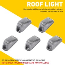 5x Clear Roof Cab Light Housings for Dodge RAM Promaster 2014-23 3500 2500 1500