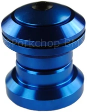 Aluminum alloy BMX headset 1 1/8" threadless - BLUE ANODIZED