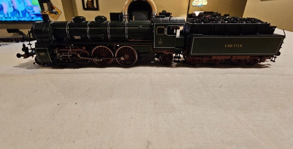 KBayStsB HO Scale MTH HO S 3/6 Express Steam Locomotive w/Proto-Sound 3E+ - Image 2 of 4