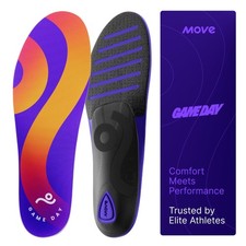 Move Game Day Performance Insoles - Plantar Fasciitis, Arch Support, Basketball