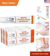 White Petrolatum, Petroleum Jelly for Dry, Damaged or Cracked Skin, Soothing ...