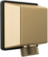 Delta 50570 Square Wall Supply Elbow for Hand Shower Hose - Lumicoat Champagne