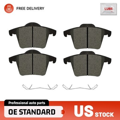 Rear Ceramic Brake Pads W/Mounting Clips for Volvo XC90 2003 2004 2005 2006-2014