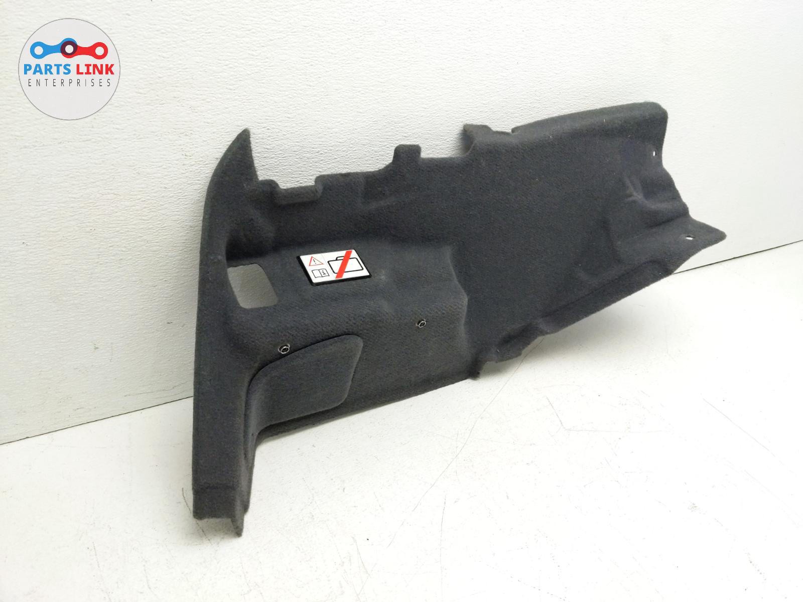 2008-14 FERRARI CALIFORNIA REAR LEFT QUARTER INNER TRUNK PANEL CARPET TRIM F149