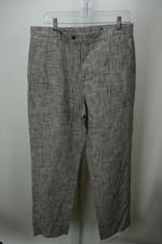 John Varvatos  Gray Black Textured Mens Pants...