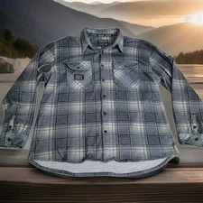 Howitzer Flannel Shirt Men's XL Plaid "We The People" Series Military Gorpcore