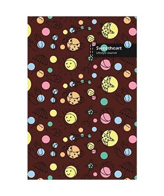 Sweetheart Lifestyle Journal, Blank Write-in Notebook, Dotted Lines, Wide Ruled,